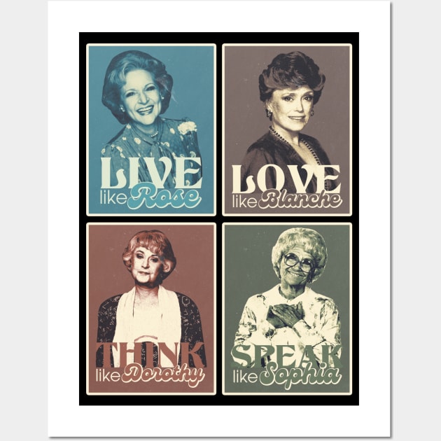 The Golden Girls Quote Wall Art by mia_me